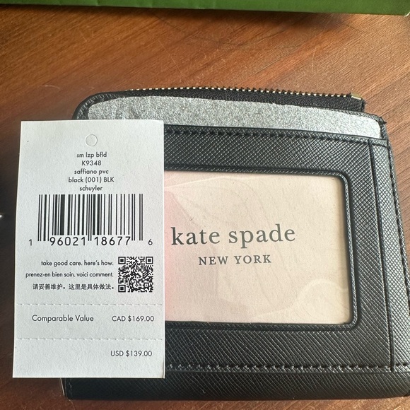 Kate Spade Robinson Lane Chantel Bag + Schuyler Wallet NWT Black Bundle - Picture 2 of 16